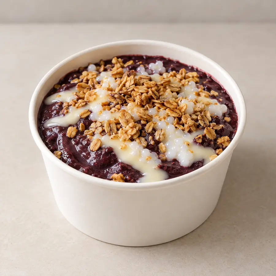Açaí da Rainha na Tigela