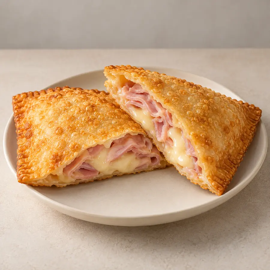 Pastel de Presunto e Queijo